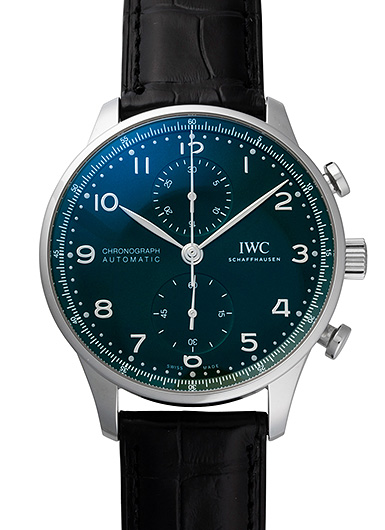 IWC ポルトギーゼ クロノグラフ IW371615 グリーン 中古