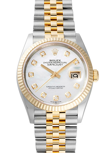 ロレックス デイトジャスト36 126233NG ホワイト 新品