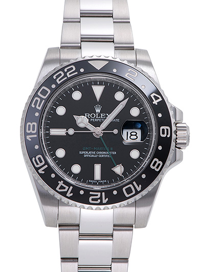 ロレックス GMTマスターⅡ 116710LN ブラック 中古