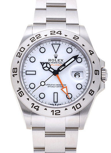 ロレックス エクスプローラーⅡ 226570 ホワイト 中古