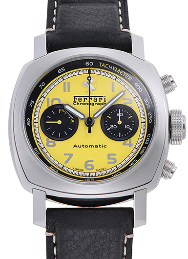 パネライ フェラーリ グランツーリズモ クロノグラフ FER00011 イエロー/ブラック 中古