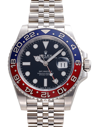 ロレックス GMTマスターⅡ 126710BLRO ブラック 中古