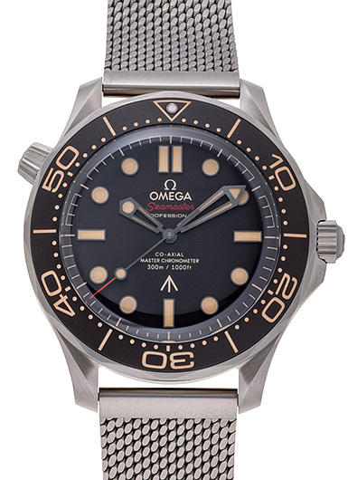 オメガ シーマスター ダイバー 300M コーアクシャル マスタークロノメーター 007エディション 210.90.42.20.01.001 ブラウン 中古