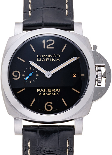 パネライ ルミノールマリーナ1950 3デイズ アッチャイオ PAM01312 ブラック 中古