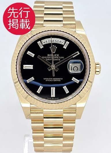 ロレックス デイデイト40 228238A ブラック 中古