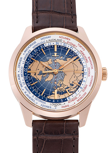 ジャガー・ルクルト ジオフィジック ユニバーサル タイム Q8102520 ブルー 中古
