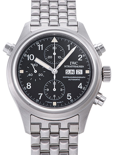 IWC ドッペルクロノ IW371319 ブラック 中古