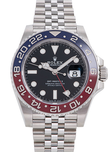 ロレックス GMTマスターⅡ 126710BLRO ブラック 中古