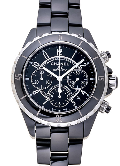 シャネル J12 クロノグラフ H0940 ブラック 中古