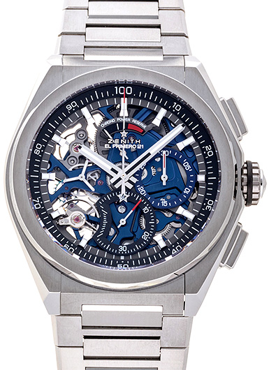ゼニス デファイ エル・プリメロ21 95.9002.9004/78.M9000 ブルー 中古