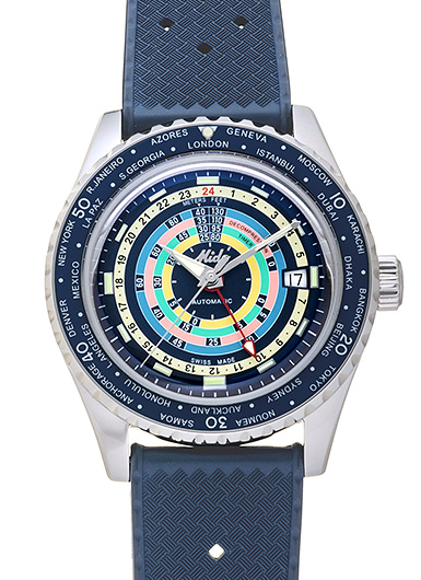 ミドー オーシャンスター デコンプレッション ワールドマート M026.829.17.041.00 ブルー 中古