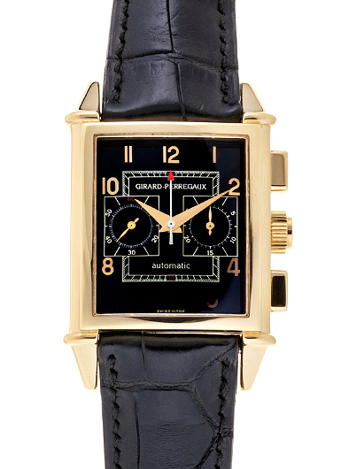 ジラールペルゴ ヴィンテージ1945 クロノグラフ 2599 ブラック 中古