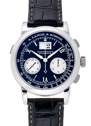 ランゲ＆ゾーネ ダトグラフフライバック 403.035 ブラック/シルバー 中古