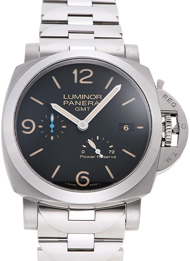 パネライ ルミノール1950 3デイズ GMT PAM01321 ブラック 中古