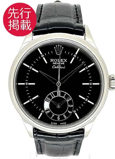 ロレックス チェリーニ デュアルタイム 50529 ブラック 中古