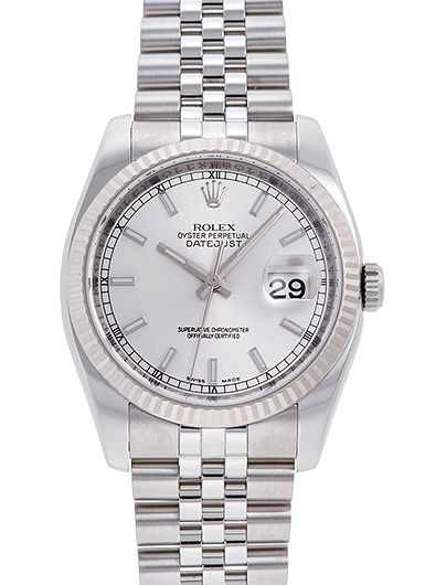 ロレックス デイトジャスト 116234 シルバー 中古
