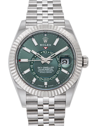ロレックス スカイドゥエラー 336934 グリーン 新品未使用
