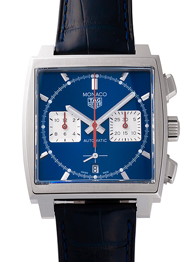 タグ・ホイヤー モナコ キャリバー ホイヤー02 CBL2111.FC6453 ブルー/シルバー 中古