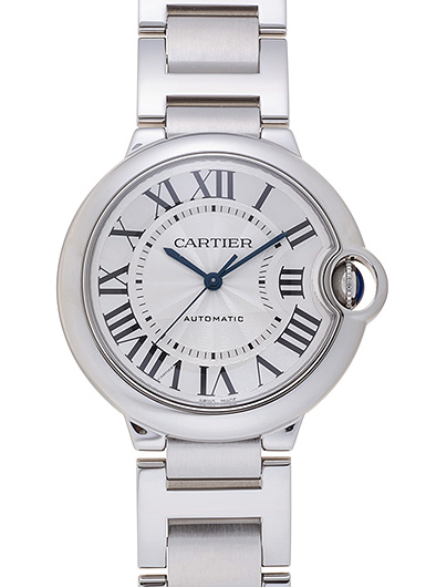 カルティエ バロンブルー W6920046 シルバー 中古