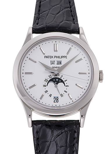 パテックフィリップ 年次カレンダー 5396G-011 シルバー 中古