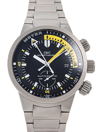 IWC GST ディープワン IW352701 ブラック 中古