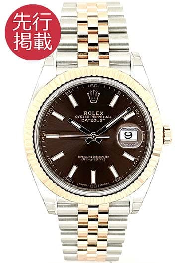 ロレックス デイトジャスト41 126331 ブラウン（チョコ） 中古