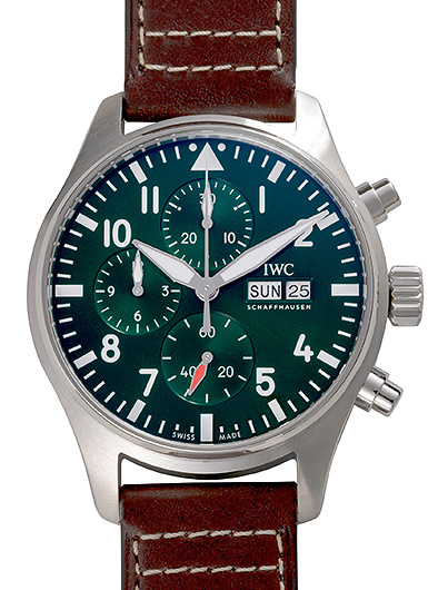IWC パイロットウォッチ クロノグラフ IW378005 グリーン 新品