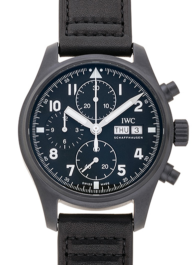 IWC パイロットウォッチ クロノグラフ トリビュート 3705 IW387905 ブラック 新品
