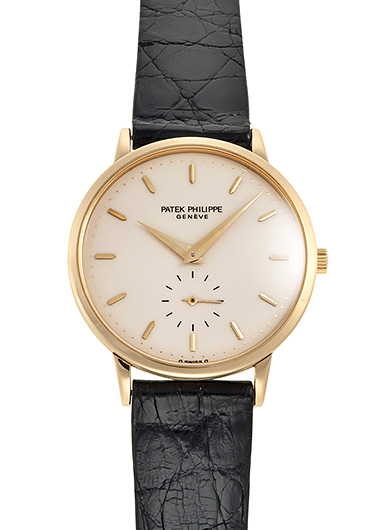 パテックフィリップ カラトラバ 3893J アイボリー 中古