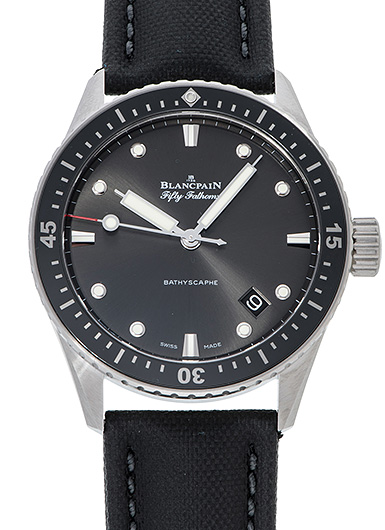 ブランパン フィフティ ファゾムス バチスカーフ 5000-1110-B52A グレー 新品