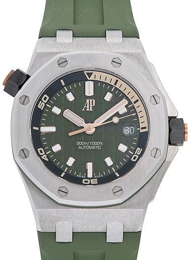 オーデマ・ピゲ ロイヤルオーク オフショア ダイバー 15720ST.OO.A052CA.01 カーキグリーン 新品