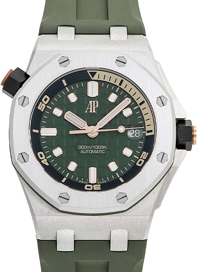 オーデマ・ピゲ ロイヤルオーク オフショア ダイバー 15720ST.OO.A052CA.01 カーキグリーン 中古
