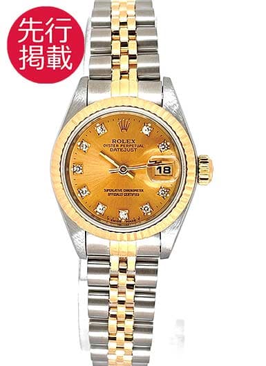 ロレックス デイトジャスト 69173G シャンパン 中古