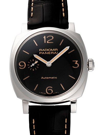 パネライ ラジオミール1940 3デイズ アッチャイオ PAM00620 ブラック 中古