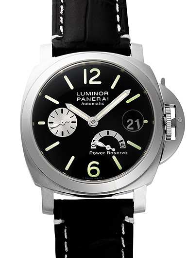 パネライ ルミノール パワーリザーブ PAM00125 ブラック 中古
