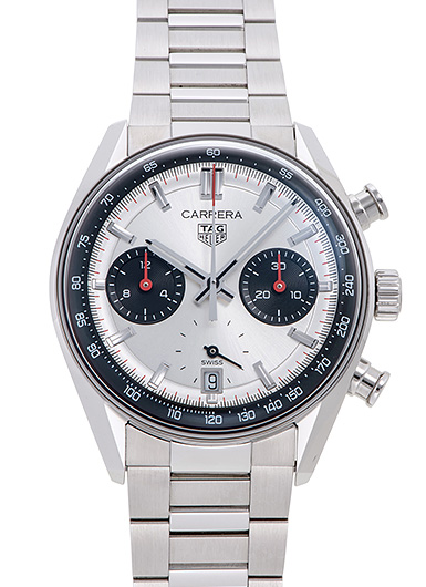 タグ・ホイヤー カレラ クロノグラフ CBS2216.BA0041 グレー/ブラック 中古