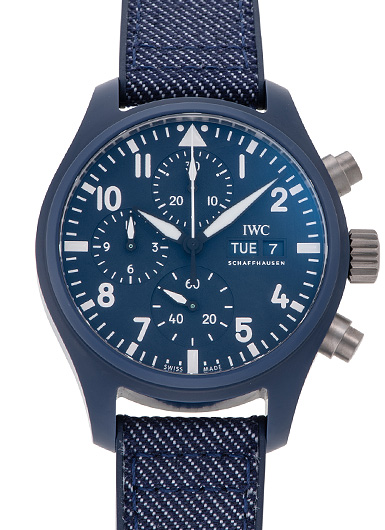IWC パイロットウォッチ クロノグラフ トップガン オセアナ IW389404 ブルー 新品