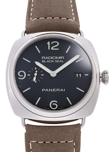 パネライ ラジオミール ブラックシール 3デイズ PAM00388 ブラック 中古