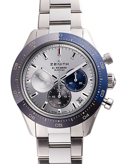 ゼニス クロノマスター スポーツ ブティック エディション 03.3103.3600/69.M3100 シルバー/ブルー/グレー 中古