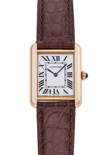 カルティエ タンクソロ SM W1018755 シルバー 中古
