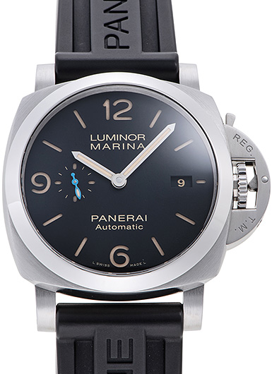 パネライ ルミノールマリーナ1950 3デイズ アッチャイオ PAM01312 ブラック 中古
