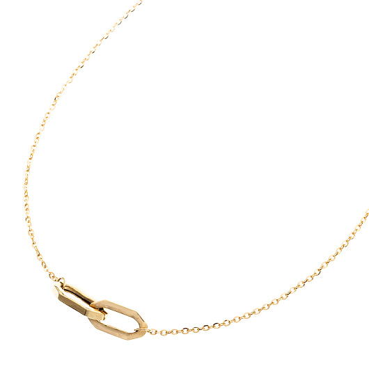 ノーブランド 18K ゴールド ネックレス 4133970 イエローゴールド 新品
