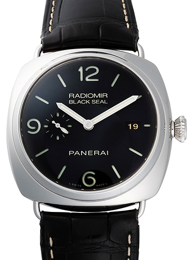パネライ ラジオミール ブラックシール 3デイズ PAM00388 ブラック 中古