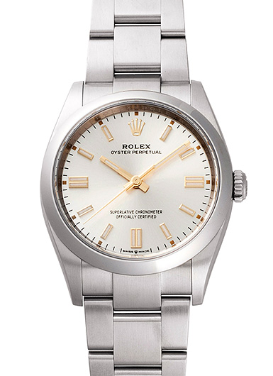ロレックス オイスター パーペチュアル 36 126000 シルバー 中古