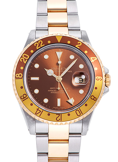 ロレックス GMTマスターⅡ 16713 ブラウン 中古