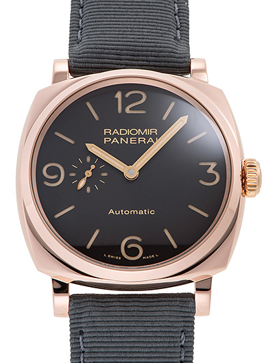 パネライ ラジオミール1940 3デイズ オロロッソ PAM00573 ブラウン 中古