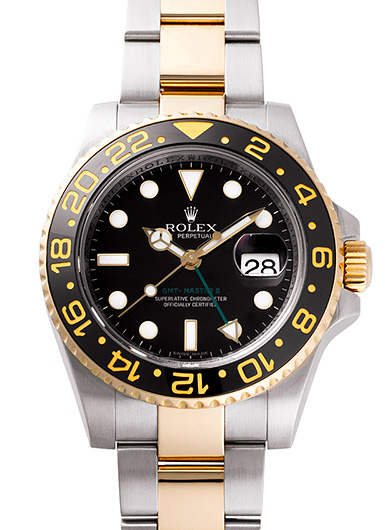 ロレックス GMTマスターⅡ 116713LN ブラック 中古