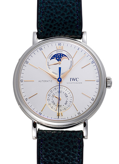 IWC ポートフィノ コンプリート カレンダー IW359001 シルバー 中古