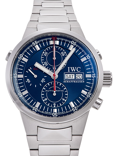 IWC GST クロノグラフ ラトラパンテ IW371528 ブルー 中古