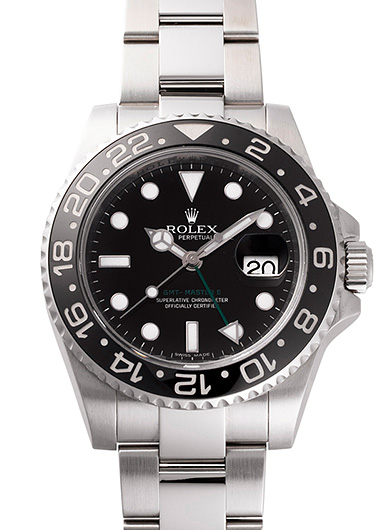 ロレックス GMTマスターⅡ 116710LN ブラック 中古